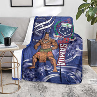Samoa Independence Day Blanket 1962 Proud Samoan Warrior LT14 - Polynesian Pride