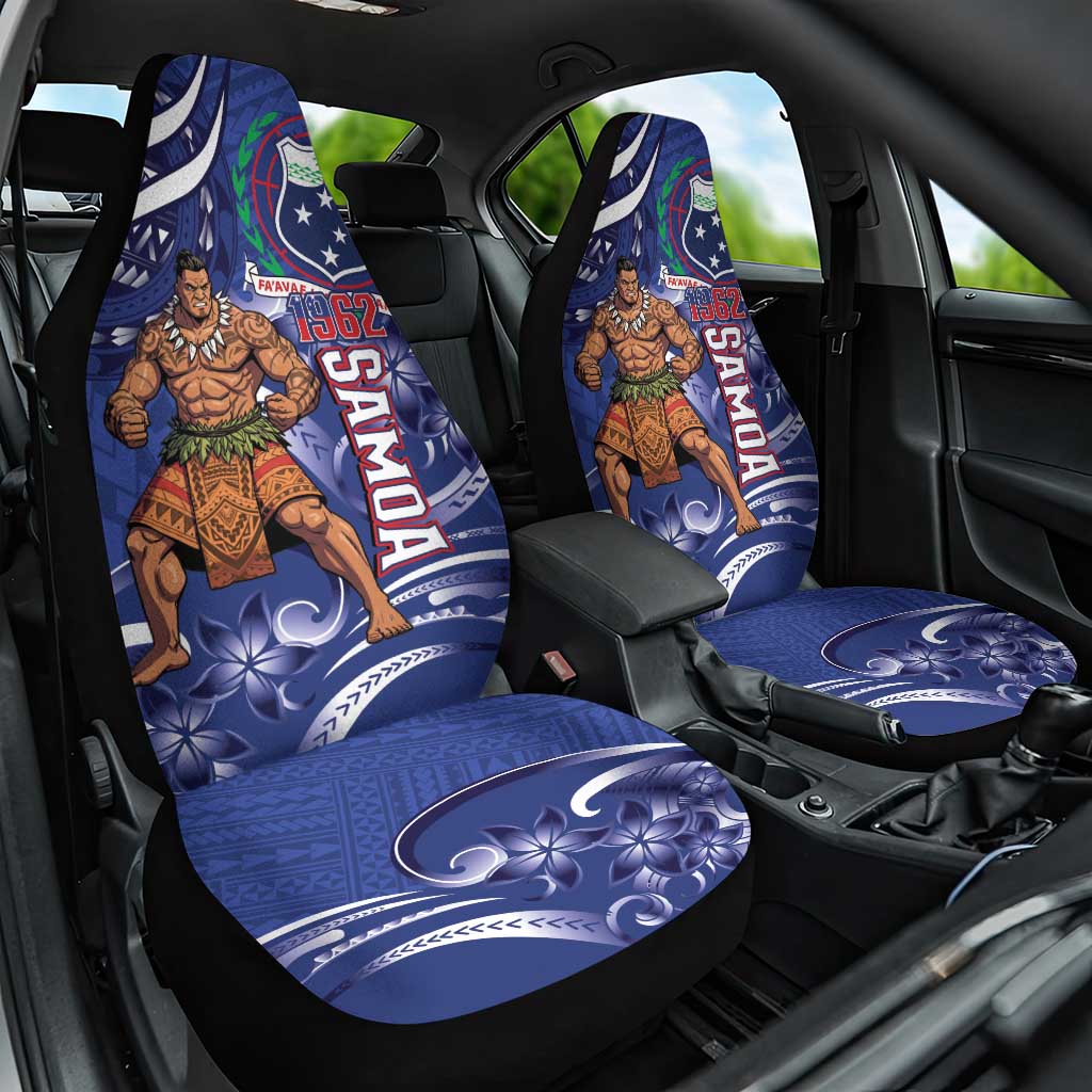 Samoa Independence Day Car Seat Cover 1962 Proud Samoan Warrior