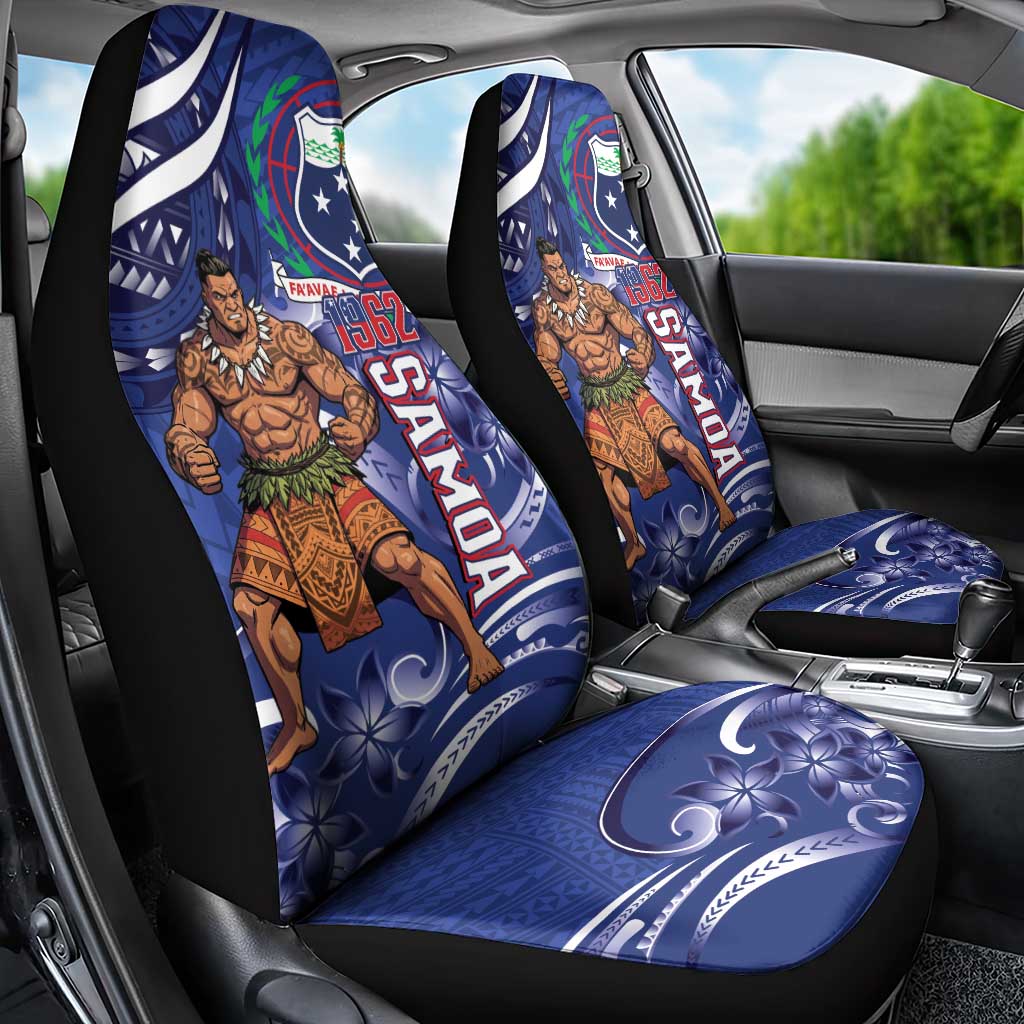 Samoa Independence Day Car Seat Cover 1962 Proud Samoan Warrior