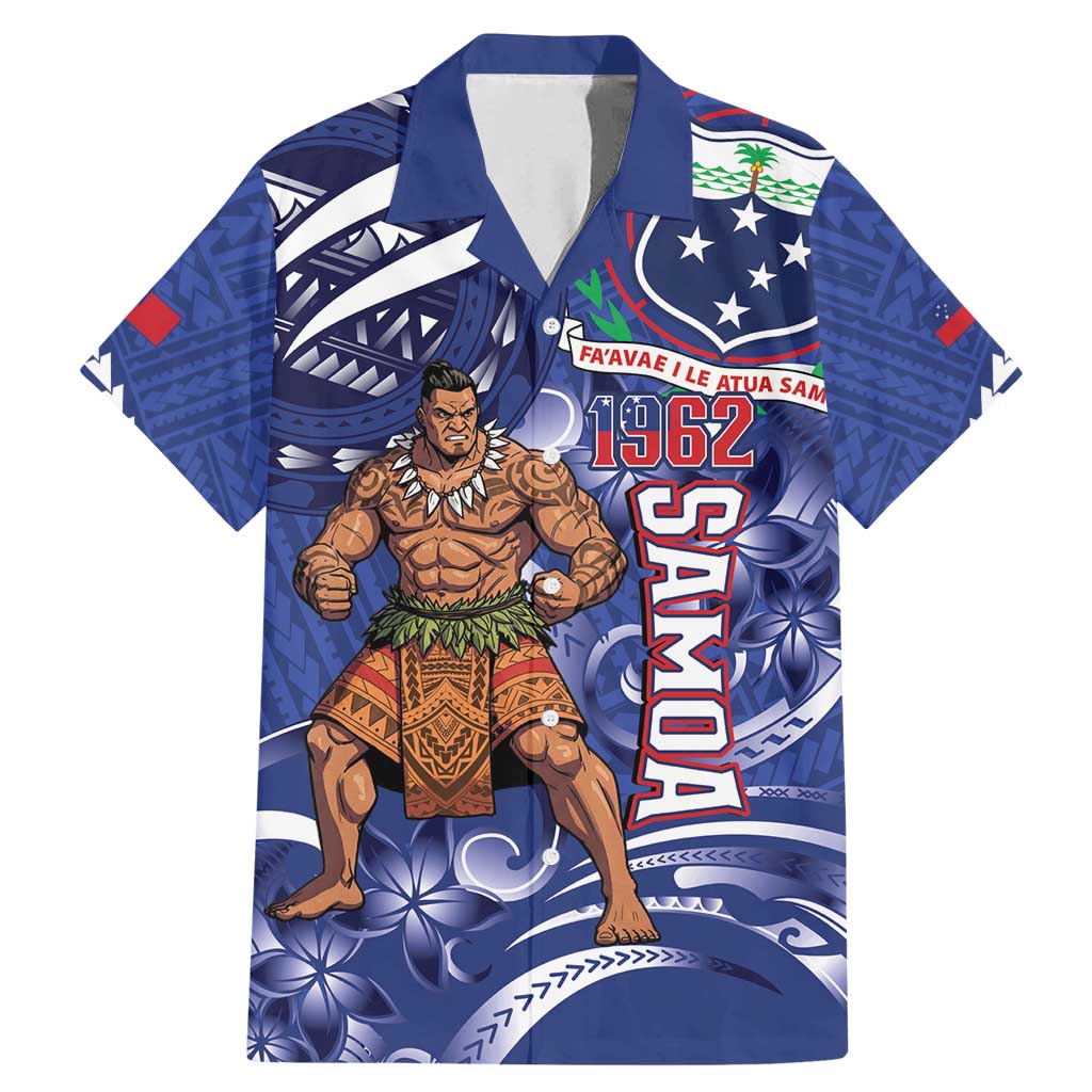 Samoa Independence Day Family Matching Mermaid Dress and Hawaiian Shirt 1962 Proud Samoan Warrior