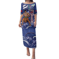 Samoa Independence Day Family Matching Puletasi and Hawaiian Shirt 1962 Proud Samoan Warrior