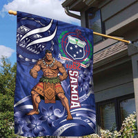 Samoa Independence Day Garden Flag 1962 Proud Samoan Warrior