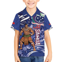 Samoa Independence Day Kid Hawaiian Shirt 1962 Proud Samoan Warrior