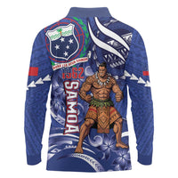 Samoa Independence Day Long Sleeve Polo Shirt 1962 Proud Samoan Warrior