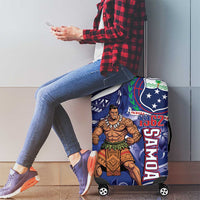 Samoa Independence Day Luggage Cover 1962 Proud Samoan Warrior LT14 - Polynesian Pride