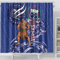 Samoa Independence Day Shower Curtain 1962 Proud Samoan Warrior LT14 - Polynesian Pride