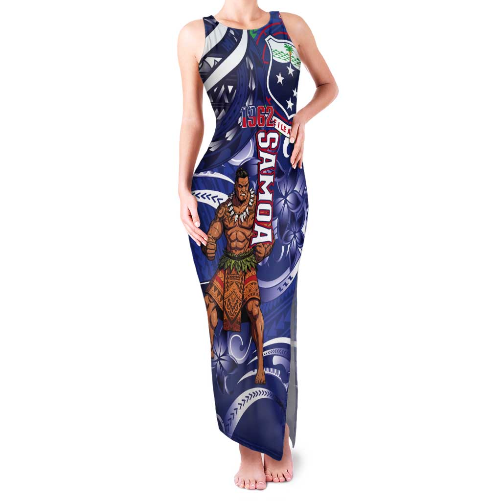 Samoa Independence Day Tank Maxi Dress 1962 Proud Samoan Warrior