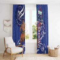 Samoa Independence Day Window Curtain 1962 Proud Samoan Warrior