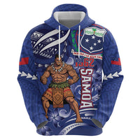 Samoa Independence Day Zip Hoodie 1962 Proud Samoan Warrior LT14 - Polynesian Pride