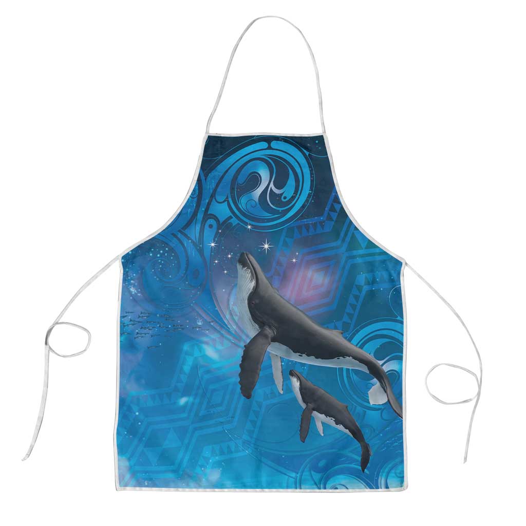 Paikea New Zealand Matariki Apron Humpback Whale Taniko Motifs Ocean Vibes