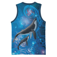 Paikea New Zealand Matariki Basketball Jersey Humpback Whale Taniko Motifs Ocean Vibes LT14 - Polynesian Pride