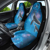 Paikea New Zealand Matariki Car Seat Cover Humpback Whale Taniko Motifs Ocean Vibes LT14 - Polynesian Pride