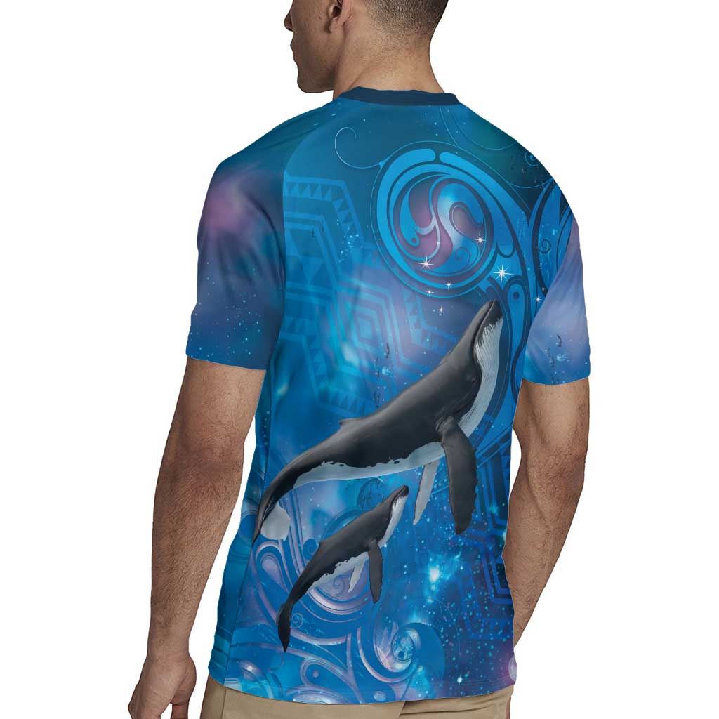 Paikea New Zealand Matariki Rugby Jersey Humpback Whale Taniko Motifs Ocean Vibes LT14 - Polynesian Pride