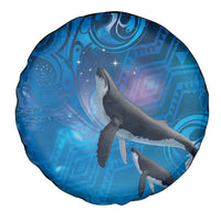 Paikea New Zealand Matariki Spare Tire Cover Humpback Whale Taniko Motifs Ocean Vibes LT14 - Polynesian Pride