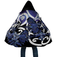 Piwakawaka New Zealand Matariki Cloak Maori New Year Silver Fern Purple Galaxy LT14 Unisex Purple - Polynesian Pride