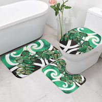 Piwakawaka New Zealand Matariki Bathroom Set Maori New Year Silver Fern Green Galaxy LT14 - Polynesian Pride