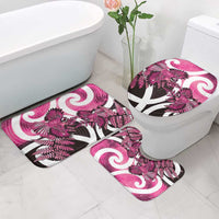 Piwakawaka New Zealand Matariki Bathroom Set Maori New Year Silver Fern Pink Galaxy LT14 - Polynesian Pride