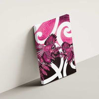 Piwakawaka New Zealand Matariki Canvas Wall Art Maori New Year Silver Fern Pink Galaxy LT14 - Polynesian Pride