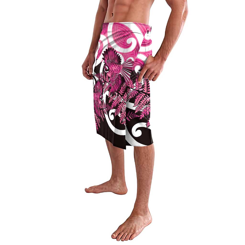 Piwakawaka New Zealand Matariki Lavalava Maori New Year Silver Fern Pink Galaxy LT14 - Polynesian Pride