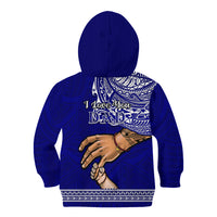 Polynesian Pride Father Day American Samoa Kid Hoodie I Love You Dad LT14 - Polynesian Pride