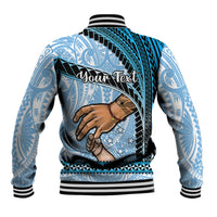 Personalised Father Day FSM Baseball Jacket Federated States of Micronesia I Love You Dad LT14 - Polynesian Pride