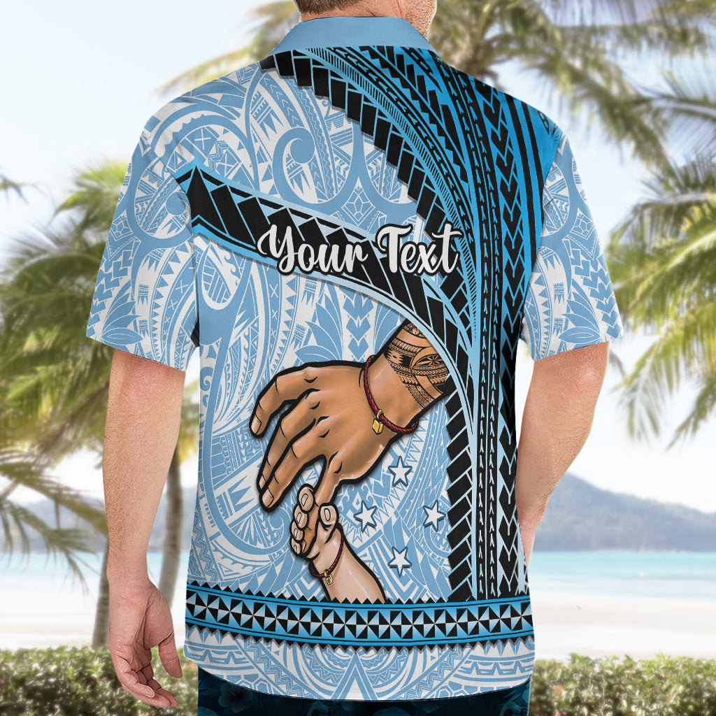 Personalised Father Day FSM Hawaiian Shirt Federated States of Micronesia I Love You Dad LT14 - Polynesian Pride