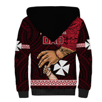 Polynesian Pride Father Day Wallis and Futuna Sherpa Hoodie I Love You Dad LT14 - Polynesian Pride