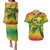 Hawaii Flag Day Couples Matching Puletasi and Hawaiian Shirt Kanaka Maoli With Kakau Polynesian Pattern LT14