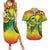 Hawaii Flag Day Couples Matching Summer Maxi Dress and Hawaiian Shirt Kanaka Maoli With Kakau Polynesian Pattern LT14