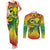 Hawaii Flag Day Couples Matching Tank Maxi Dress and Long Sleeve Button Shirt Kanaka Maoli With Kakau Polynesian Pattern LT14