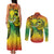 Hawaii Flag Day Couples Matching Tank Maxi Dress and Long Sleeve Button Shirt Kanaka Maoli With Kakau Polynesian Pattern LT14