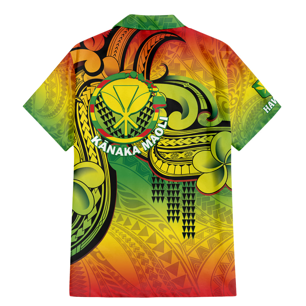 Hawaii Flag Day Family Matching Mermaid Dress and Hawaiian Shirt Kanaka Maoli With Kakau Polynesian Pattern LT14