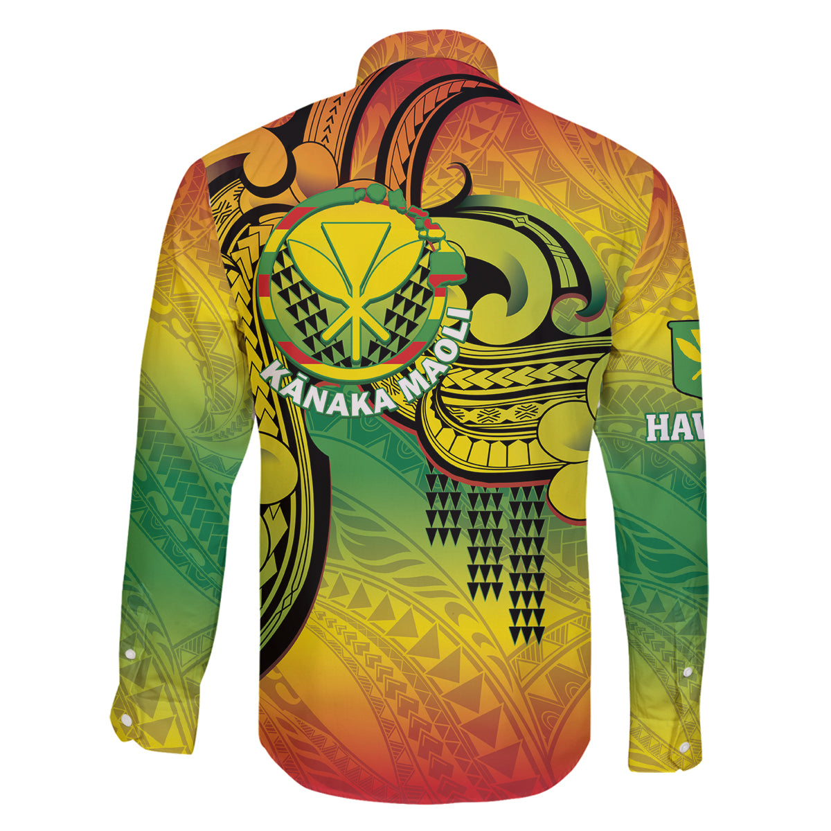 Hawaii Flag Day Family Matching Off Shoulder Short Dress and Hawaiian Shirt Kanaka Maoli With Kakau Polynesian Pattern LT14