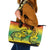 Hawaii Flag Day Leather Tote Bag Kanaka Maoli With Kakau Polynesian Pattern