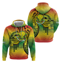 Hawaii Flag Day Zip Hoodie Kanaka Maoli With Kakau Polynesian Pattern LT14