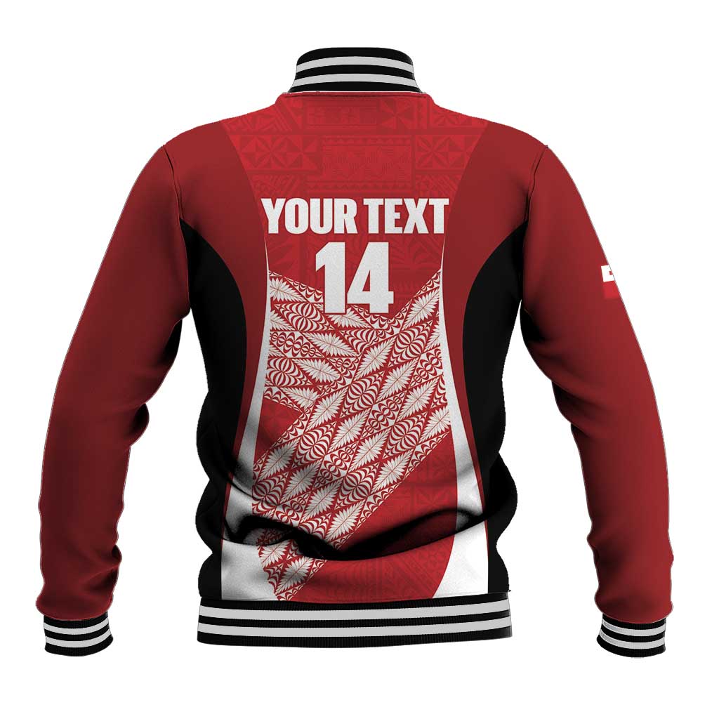 Tonga Rugby Custom Baseball Jacket Go ʻIkale Tahi Go Tongan Tapa Cloth