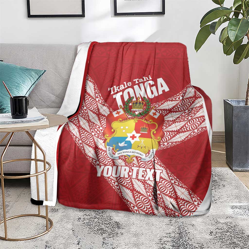 Tonga Rugby Custom Blanket Go ʻIkale Tahi Go Tongan Tapa Cloth