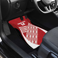 Tonga Rugby Custom Car Mats Go ʻIkale Tahi Go Tongan Tapa Cloth