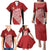 Tonga Rugby Custom Family Matching Puletasi and Hawaiian Shirt Go ʻIkale Tahi Go Tongan Tapa Cloth