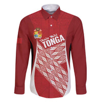 Tonga Rugby Custom Family Matching Short Sleeve Bodycon Dress and Hawaiian Shirt Go ʻIkale Tahi Go Tongan Tapa Cloth