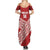 Tonga Rugby Custom Family Matching Summer Maxi Dress and Hawaiian Shirt Go ʻIkale Tahi Go Tongan Tapa Cloth