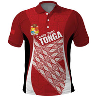 Tonga Rugby Custom Polo Shirt Go ʻIkale Tahi Go Tongan Tapa Cloth
