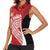 Tonga Rugby Custom Women Sleeveless Polo Shirt Go ʻIkale Tahi Go Tongan Tapa Cloth
