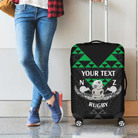 Personalised Aotearoa Rugby Luggage Cover New Zealand Maori Kete Matauranga Pattern LT14 - Polynesian Pride