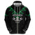 Personalised Aotearoa Rugby Zip Hoodie New Zealand Maori Kete Matauranga Pattern