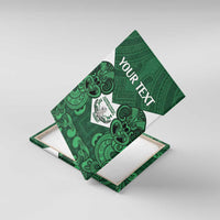 Custom Aotearoa Rugby Canvas Wall Art New Zealand Maori Kete Poutama Pattern