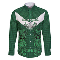 Custom Aotearoa Rugby Family Matching Summer Maxi Dress and Hawaiian Shirt New Zealand Maori Kete Poutama Pattern