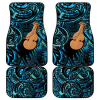 Kotiate New Zealand Car Mats Maori Weapon Paua Shell Haka Fern