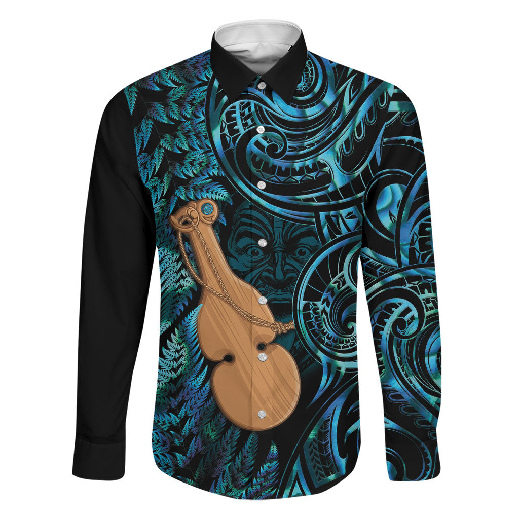 Kotiate New Zealand Family Matching Mermaid Dress and Hawaiian Shirt Maori Weapon Paua Shell Haka Fern