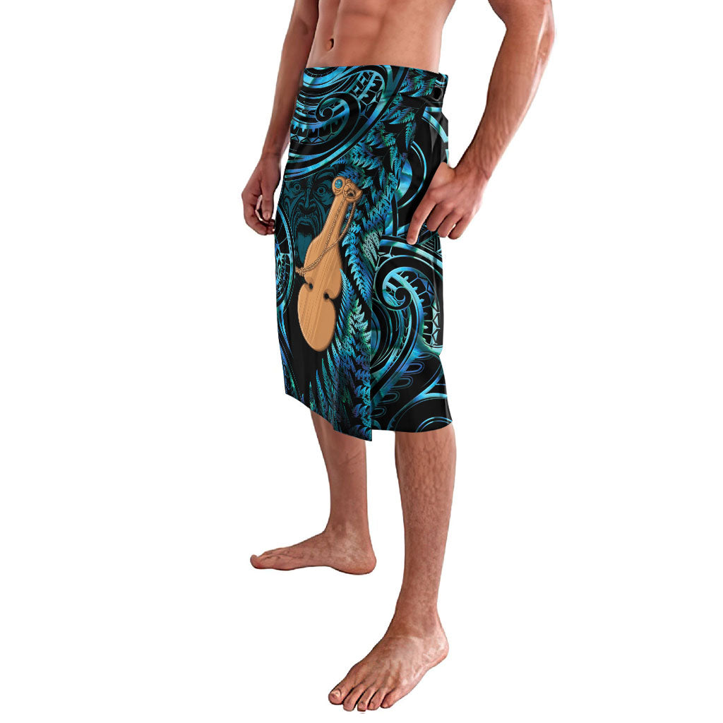 Kotiate New Zealand Lavalava Maori Weapon Paua Shell Haka Fern
